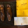 John Lobb BECKETTS Parisian Brown Oxford Shoes UK 8EE with Box & Shoetrees (Last 8000)
